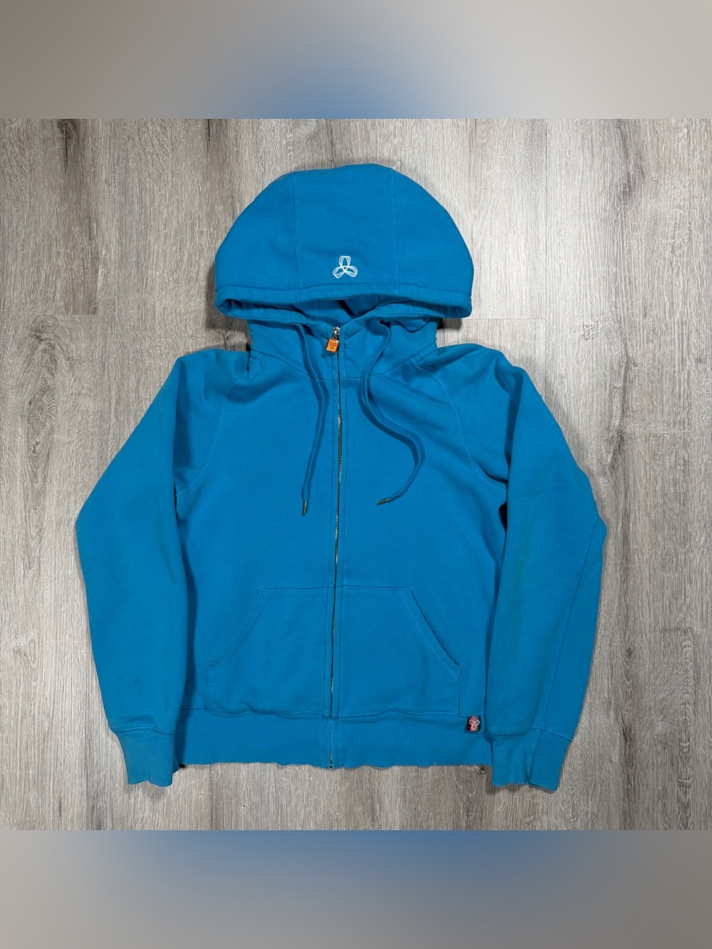 Y2K Retro TNA Small Womens Blue Full Zip Hoodie